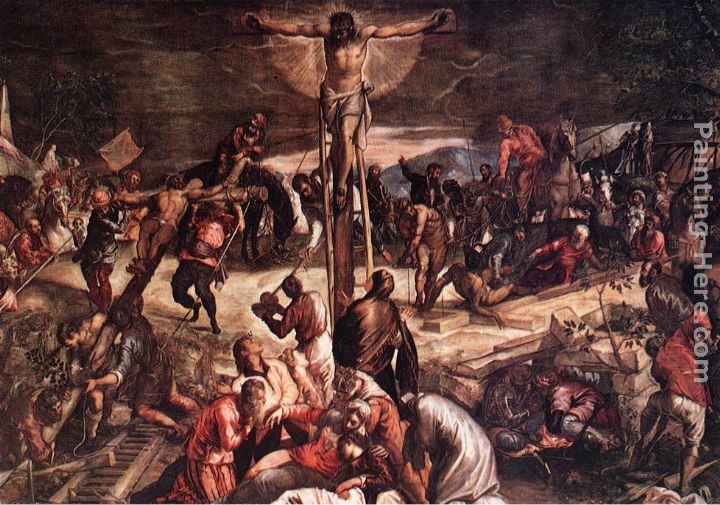 Jacopo Robusti Tintoretto Crucifixion [detail 1]